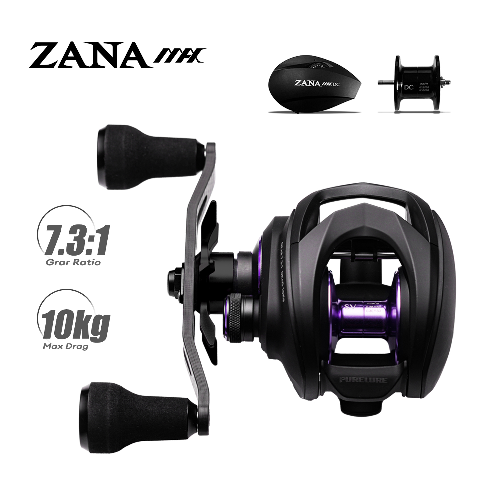 รอกเบทคาสติ้ง PURELURE ZANA MA - Kastking Reel Zephyr บทวิจารณ์และราคา