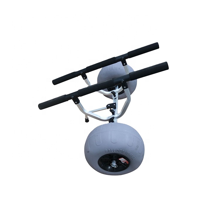 รถเข็นพลาสติกแบบ J สำหรับเรือค - Fishing Kayak Cart บทวิจารณ์และราคา