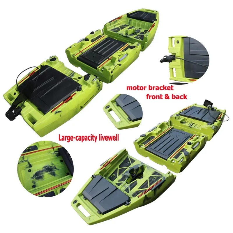 เรือคายัคแบบมีใบพัดขนาด 10 ฟุต - Fishing Kayak Pedal Drive บทวิจารณ์และราคา