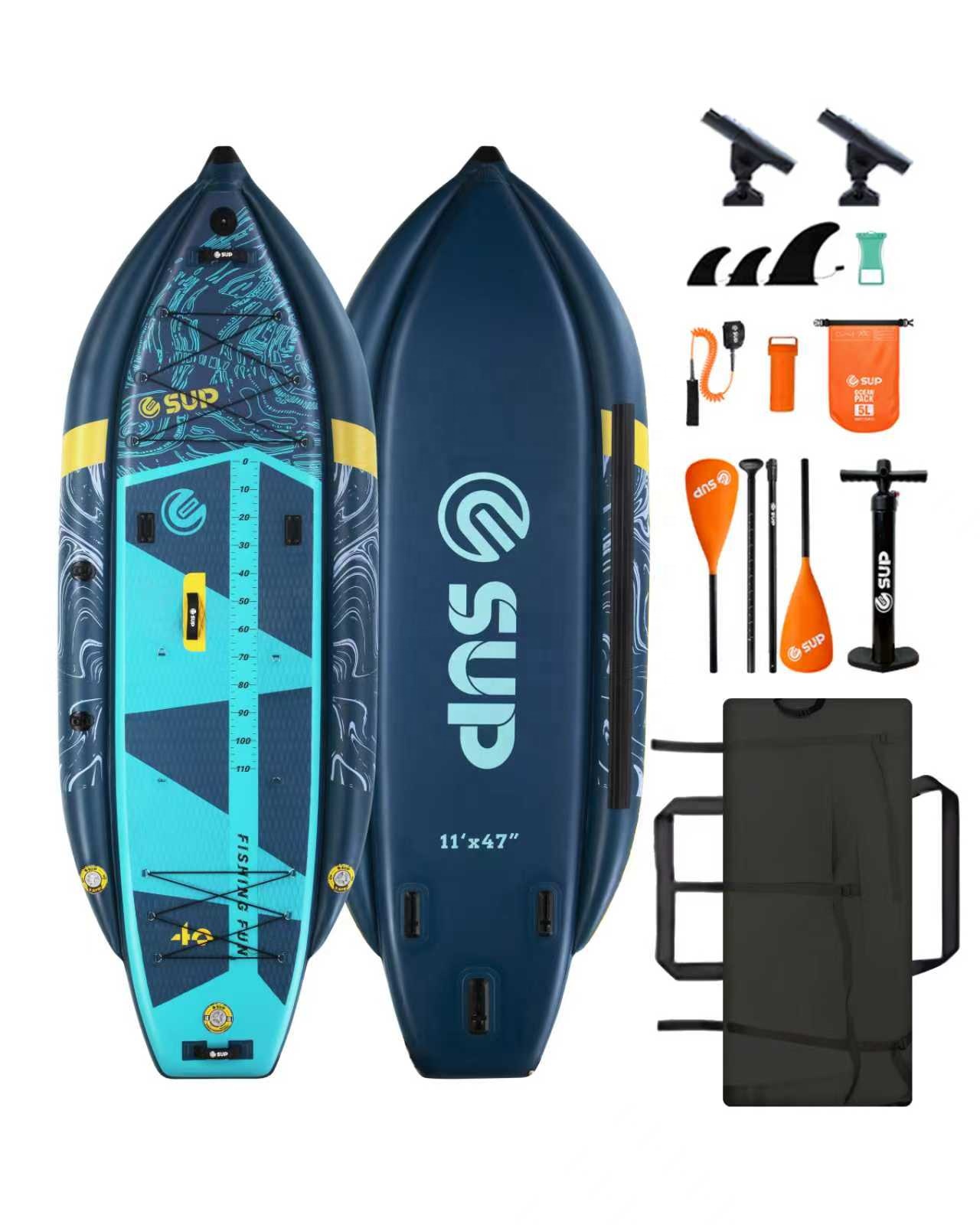 เรือคายัคพองลมสำหรับตกปลา พร้อ - Fishing Kayak Pedal Drive บทวิจารณ์และราคา