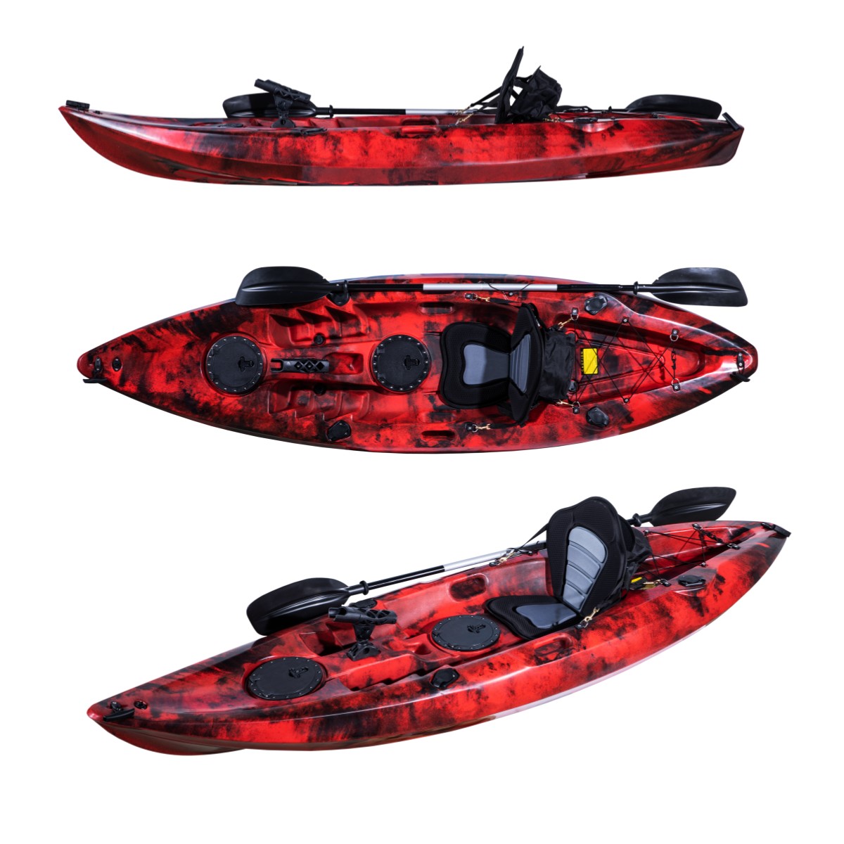 ผลิตในประเทศจีนเรือคายัคตกปลาค - Fishing Kayak Sit In บทวิจารณ์และราคา