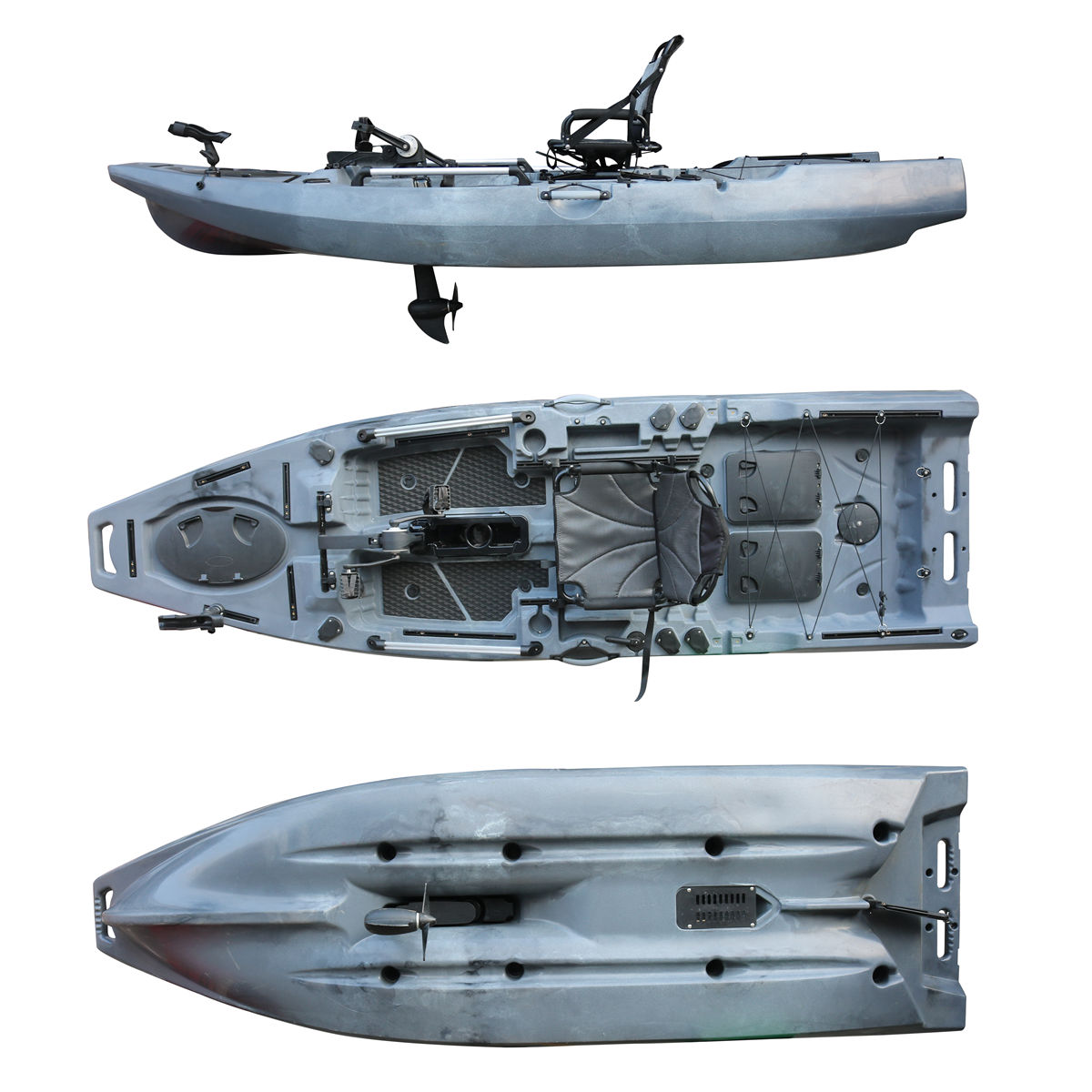 เรือคายัคตกปลาแบบพับได้ Viking - Fishing Kayak Pedal Drive บทวิจารณ์และราคา