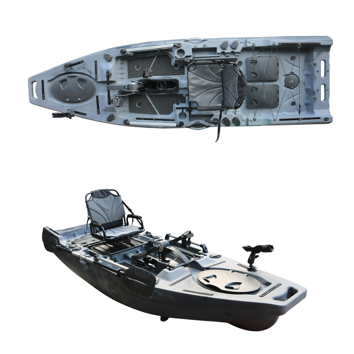 เรือคายัคตกปลาแบบพับได้ Viking - Fishing Kayak Pedal Drive บทวิจารณ์และราคา