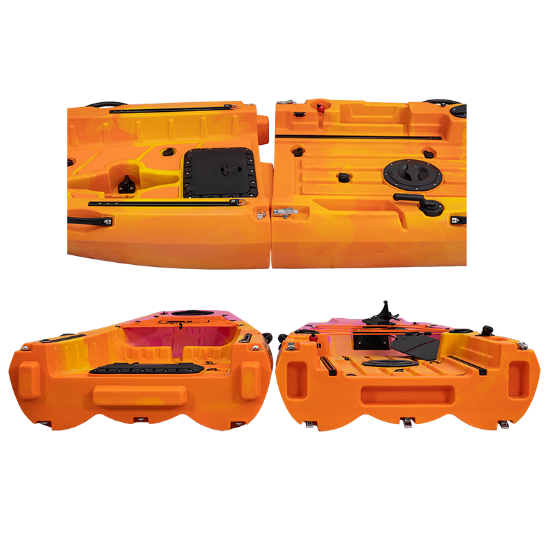 เรือพายแบบแยกส่วนสองส่วนทำจากโ - Fishing Kayak Sit In บทวิจารณ์และราคา