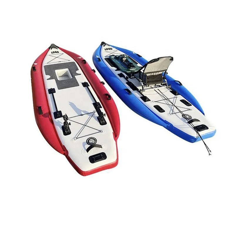 เรือคายัคแบบเป่าลมขนาด 340*115 - Fishing Kayak Pedal Drive บทวิจารณ์และราคา