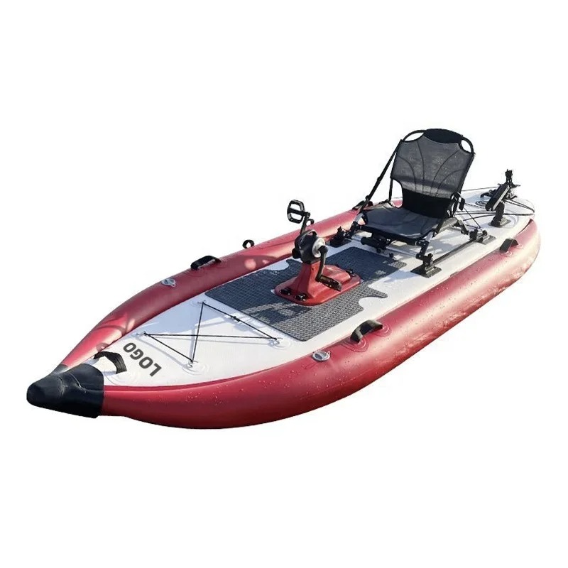 เรือคายัคแบบเป่าลมขนาด 340*115 - Fishing Kayak Pedal Drive บทวิจารณ์และราคา